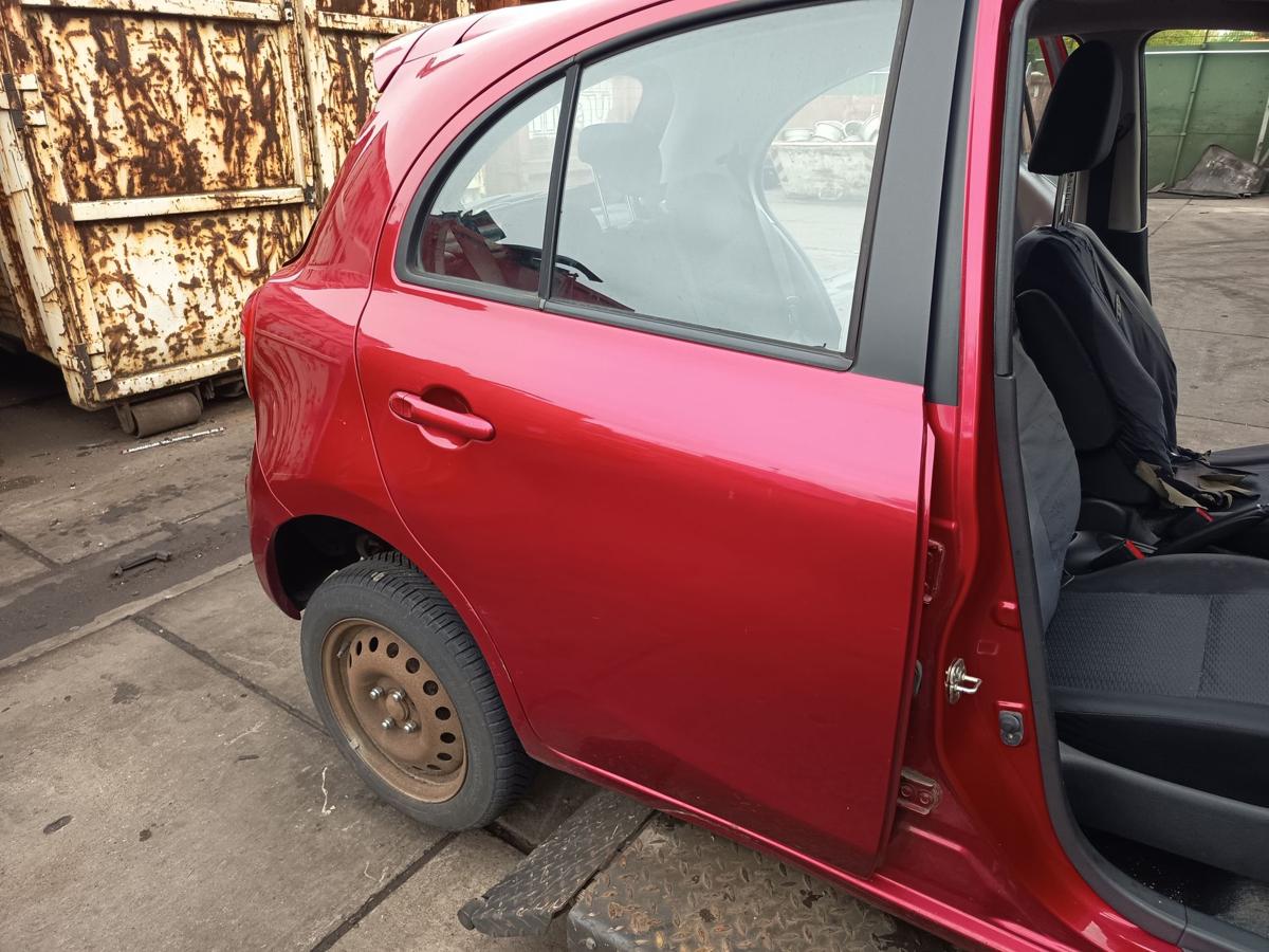 Nissan Micra K13 original T&uuml;r hinten rechts Fond AY4 Kaminrot Bj 2013