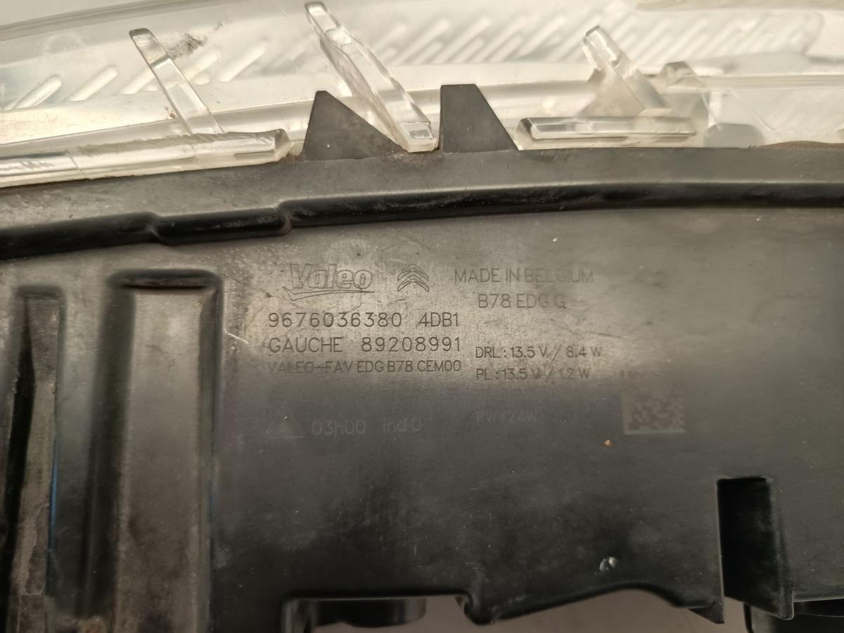 Citroen C4 II Picasso SpaceTourer Bj 2018 original LED Tagfahrleuchte links