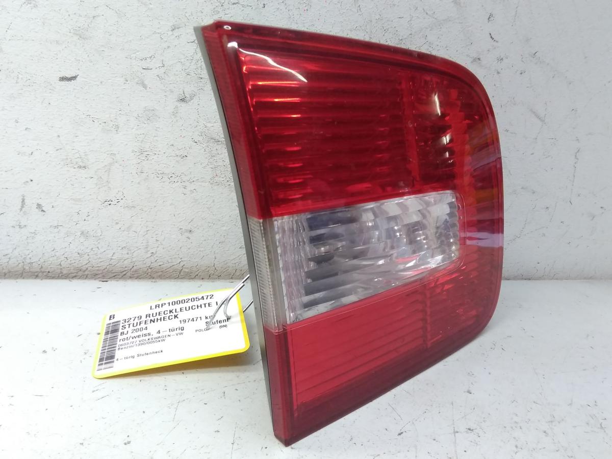 VW Polo 9N2 orig R&uuml;ckleuchte Heckleuchte links innen 4-t&uuml;rig Stufenheck BJ2004