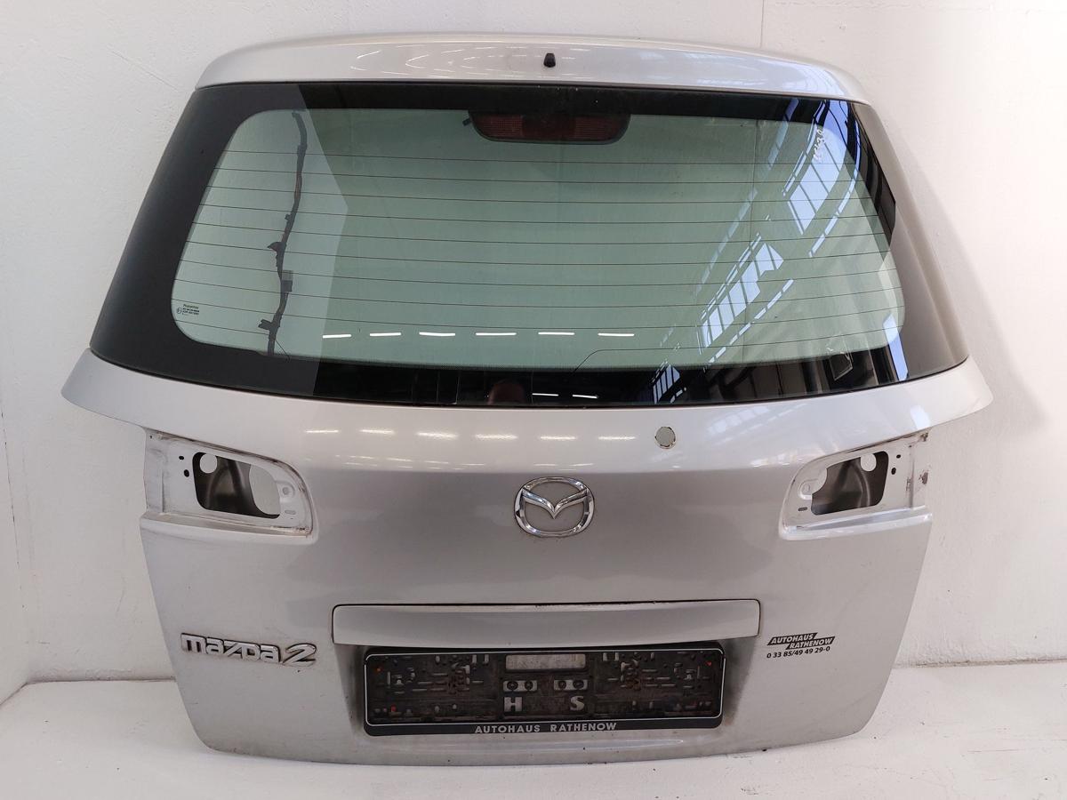 Mazda 2 DY Heckklappe Klappe Deckel hinten Kofferklappe 20N Moondust silver met