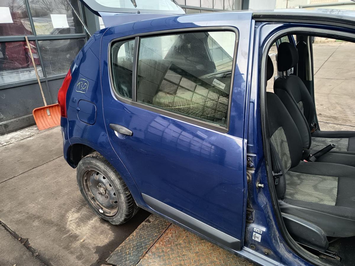 Dacia Sandero 1 original T&uuml;r hinten rechts Fond 61H Blue marine Bj 2009