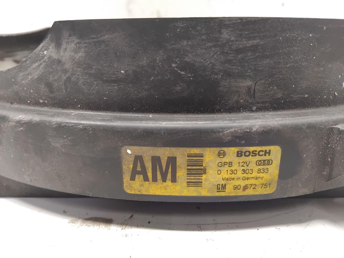 Opel Astra G original Elektrol&uuml;fter mit Zarge 24431825 0130303245 BOSCH BJ2001