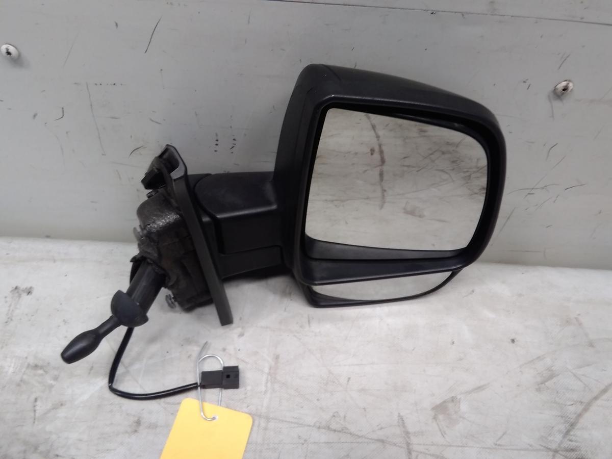 Opel Combo D original Au&szlig;enspiegel rechts schwarz unlackiert manuell BJ2014