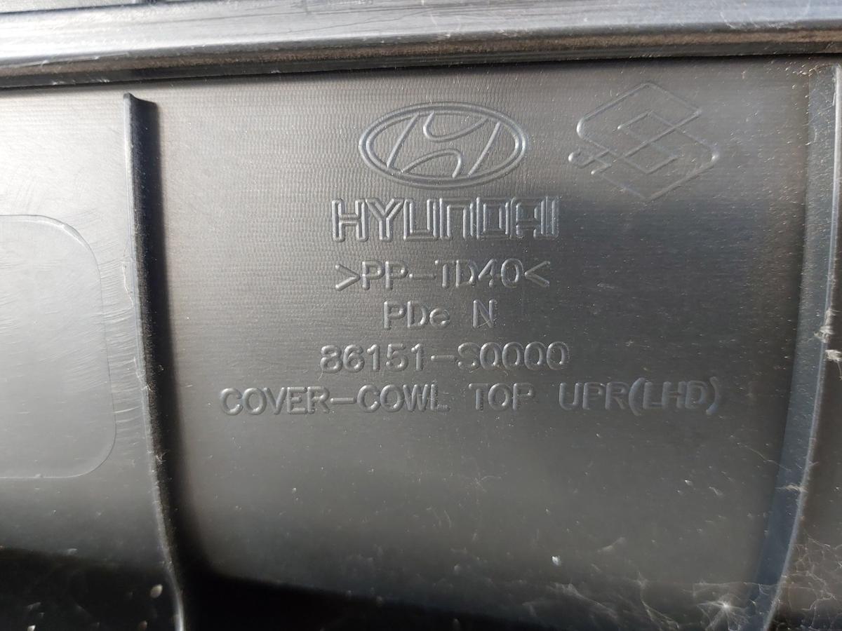 Hyundai i30 PD Mild Hybrid Windlauf Frontscheibe Abdeckung Wischer