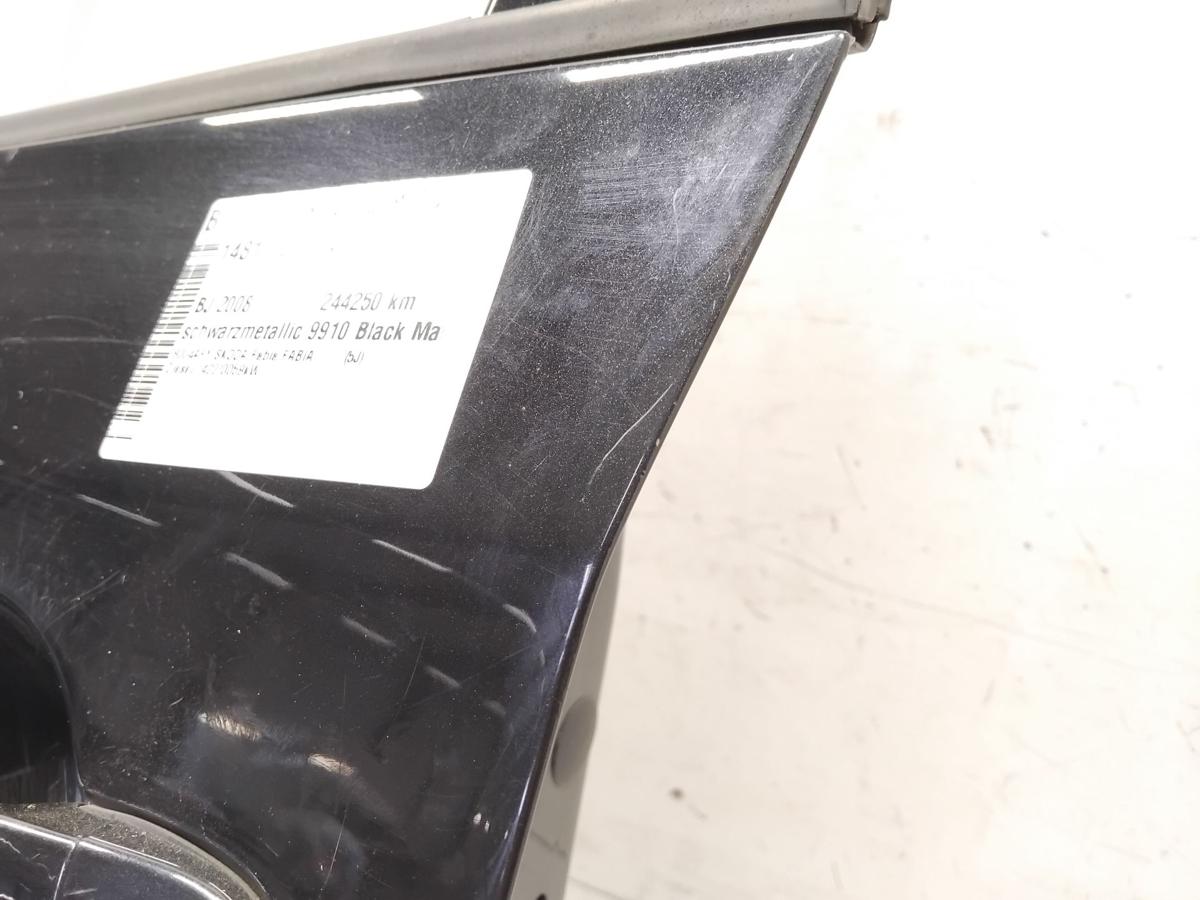 Skoda Fabia 2 5J T&uuml;r vorn links Fahrert&uuml;r schwarzmetallic 9910 LF9R Bj.2008