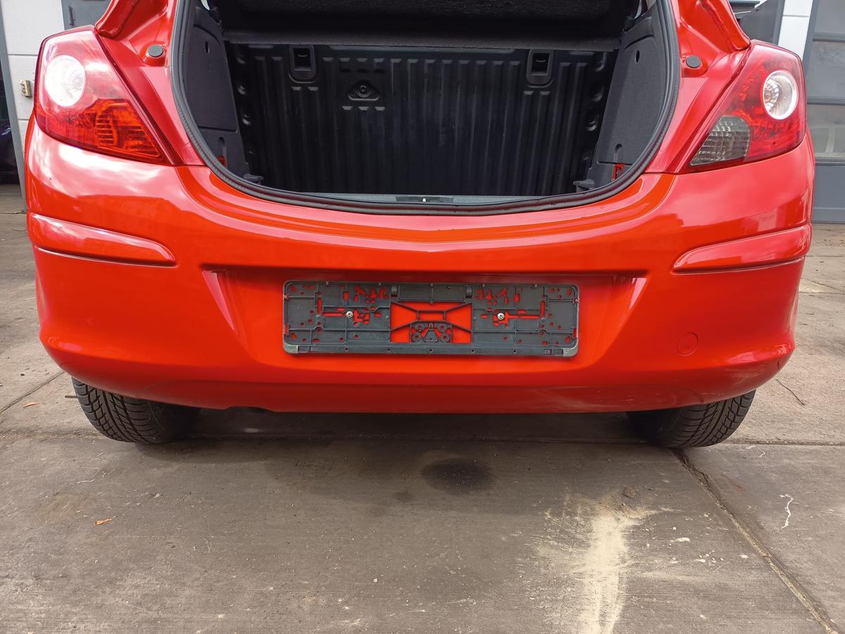 Opel Corsa D original Sto&szlig;stange hinten Z547 Magmarot 3 T&uuml;rer Baujahr 2009