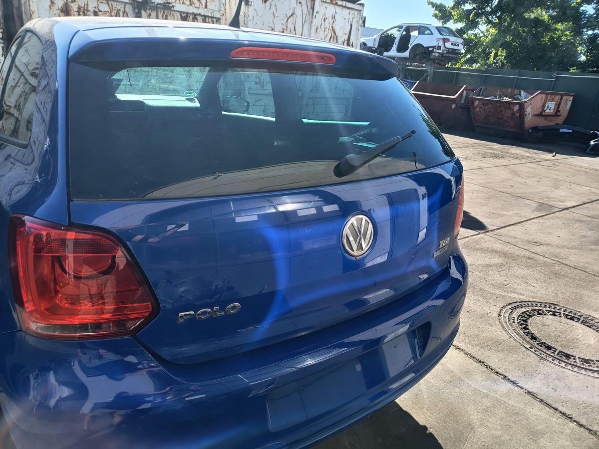 VW Polo 6R orig Heckklappe mit Scheibe Kofferraum LD5E Blau Bj 2011