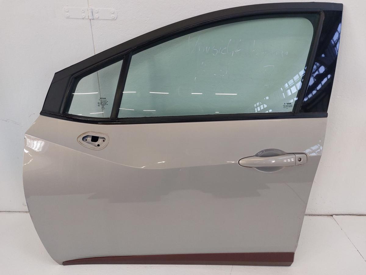 Nissan Micra K14 T&uuml;r vorn links Fahrert&uuml;r im Rohbau KNV Warm Silver Met