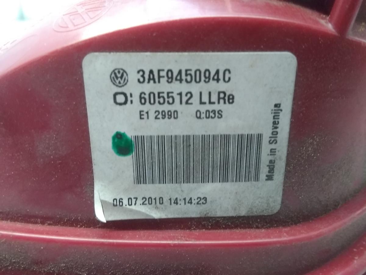 VW Passat 3C B7 3AF945094C R&uuml;ckleuchte innen rechts Kombi 1,8 CDAA abBj.2010