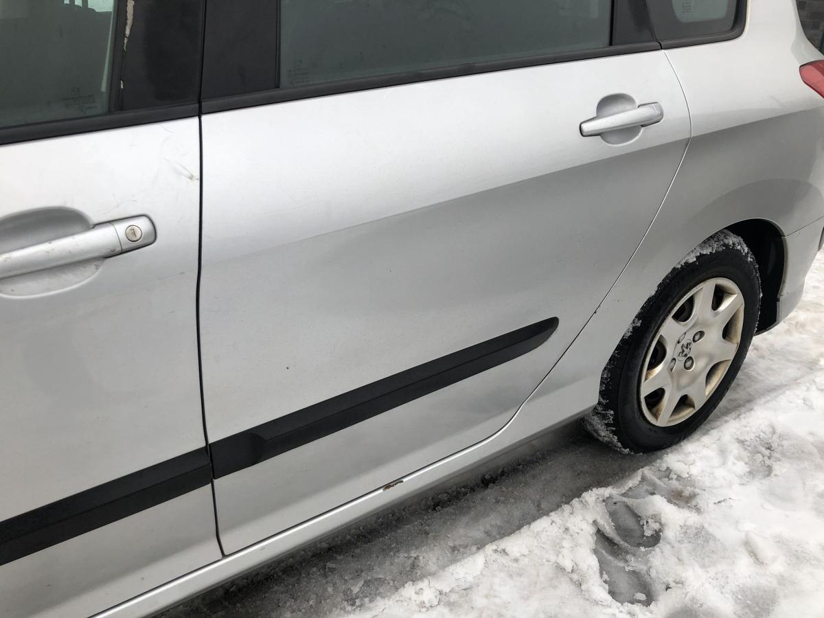 Peugeot 308 SW 4E 4H T&uuml;r hinten links Fondt&uuml;r im Rohbau EZR Gris Aluminium