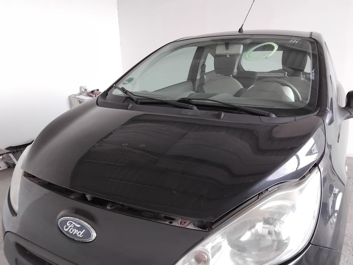 Ford Ka II RU8 original Motorhaube Deckel vorn Midnight-Schwarz Metallic BJ2009