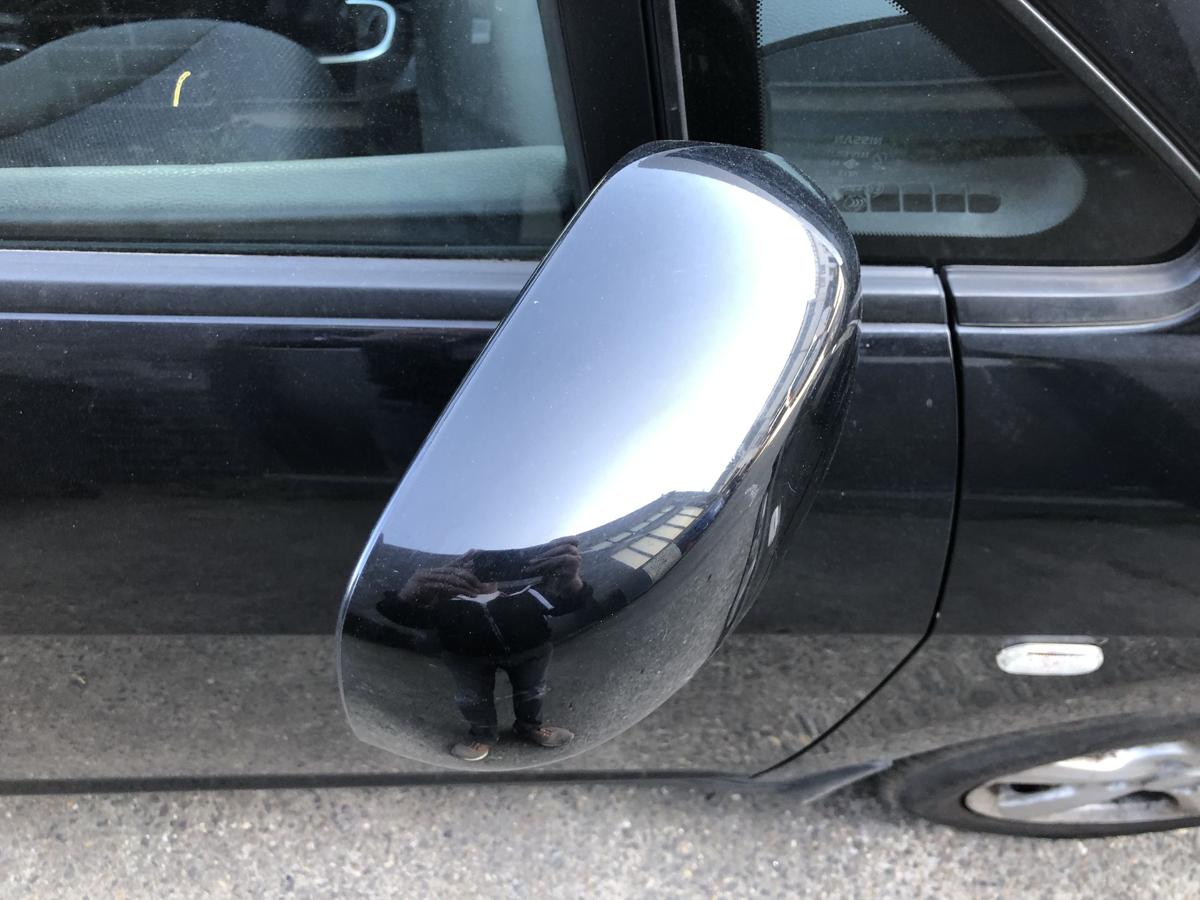 Nissan Tiida C11 Au&szlig;enspiegel rechts Seitenspiegel Spiegel elek KH3 Superblack