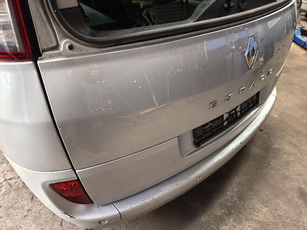 Renault Espace IV 4 orig Heckklappe f&uuml;r klappbare Scheibe TED69 Silber Bj 2010
