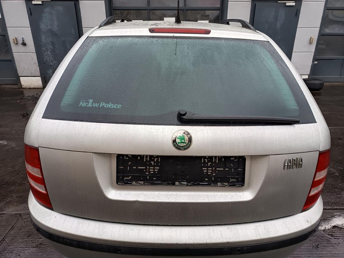 Skoda Fabia I 6Y original Heckklappe mit Scheibe Kombi F7T Diamantsilber Bj 2005