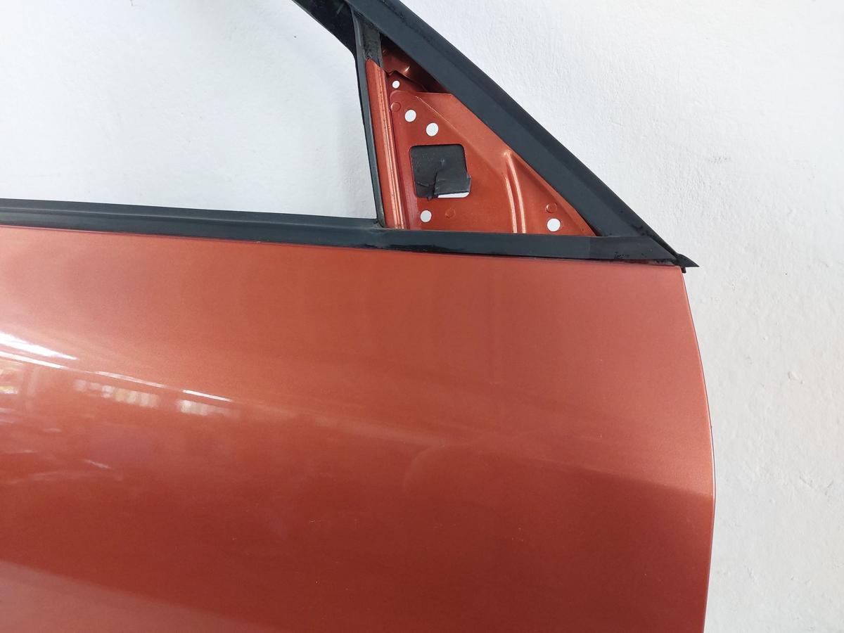 Skoda Fabia 5J T&uuml;r vorn rechts Beifahrert&uuml;r Rohbau LF3H Tangerine Orange 06-14