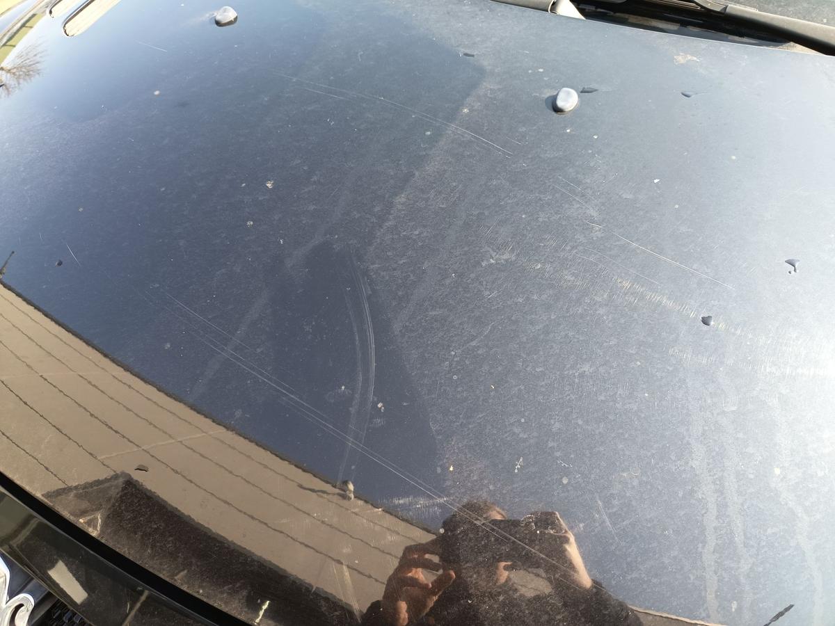 Peugeot 206+ original Motorhaube Deckel vorne KTV Perla Schwarz Baujahr 2009