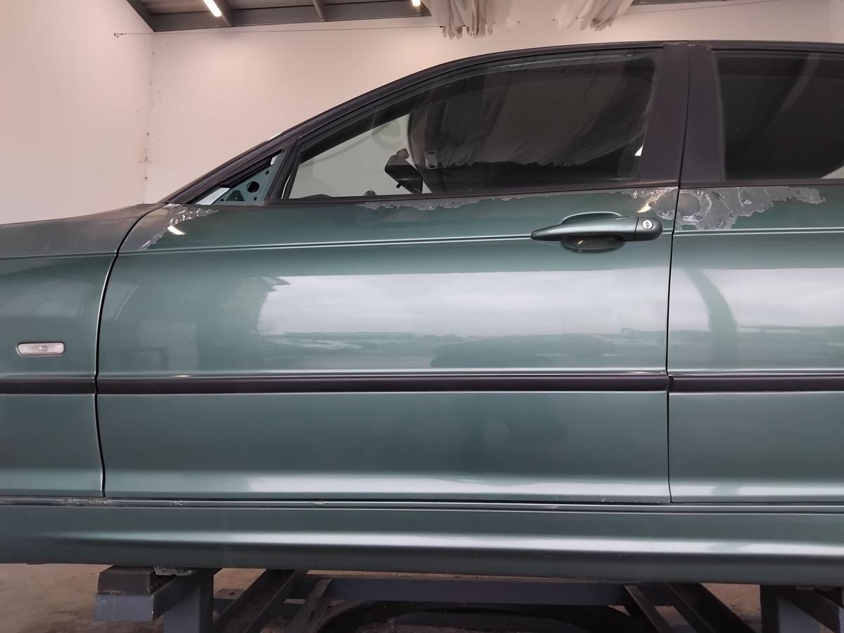 BMW 3er E46 T&uuml;r vorn links Fahrert&uuml;r meergr&uuml;nmetallic 393 BJ1999