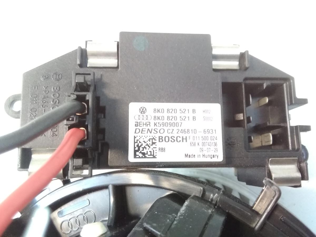 Audi A4 8K B8 original Heizgebl&auml;se Heizungsgebl&auml;se mit Gebl&auml;seregler Bj.2009