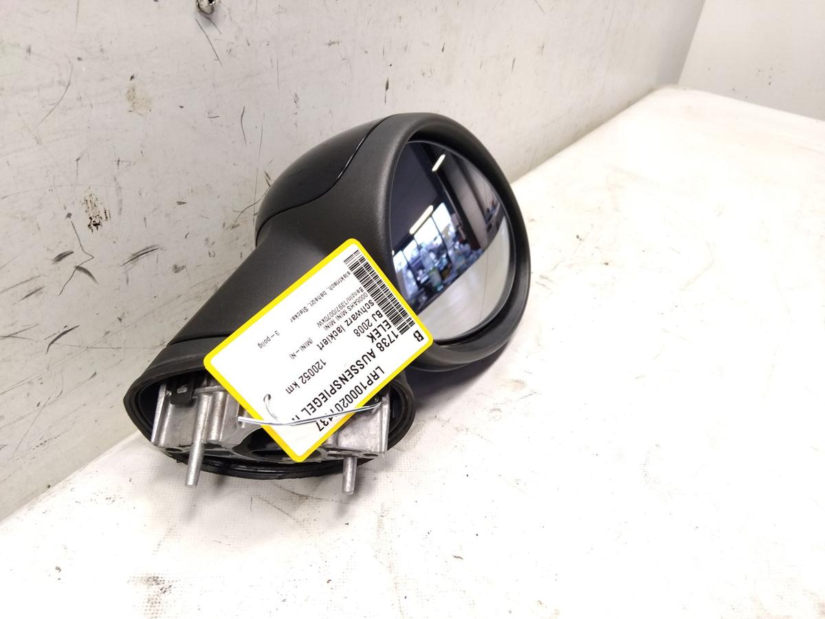 Mini II R56 One orig Au&szlig;enspiegel rechts schwarz elektrisch beheizt 3pol BJ2008