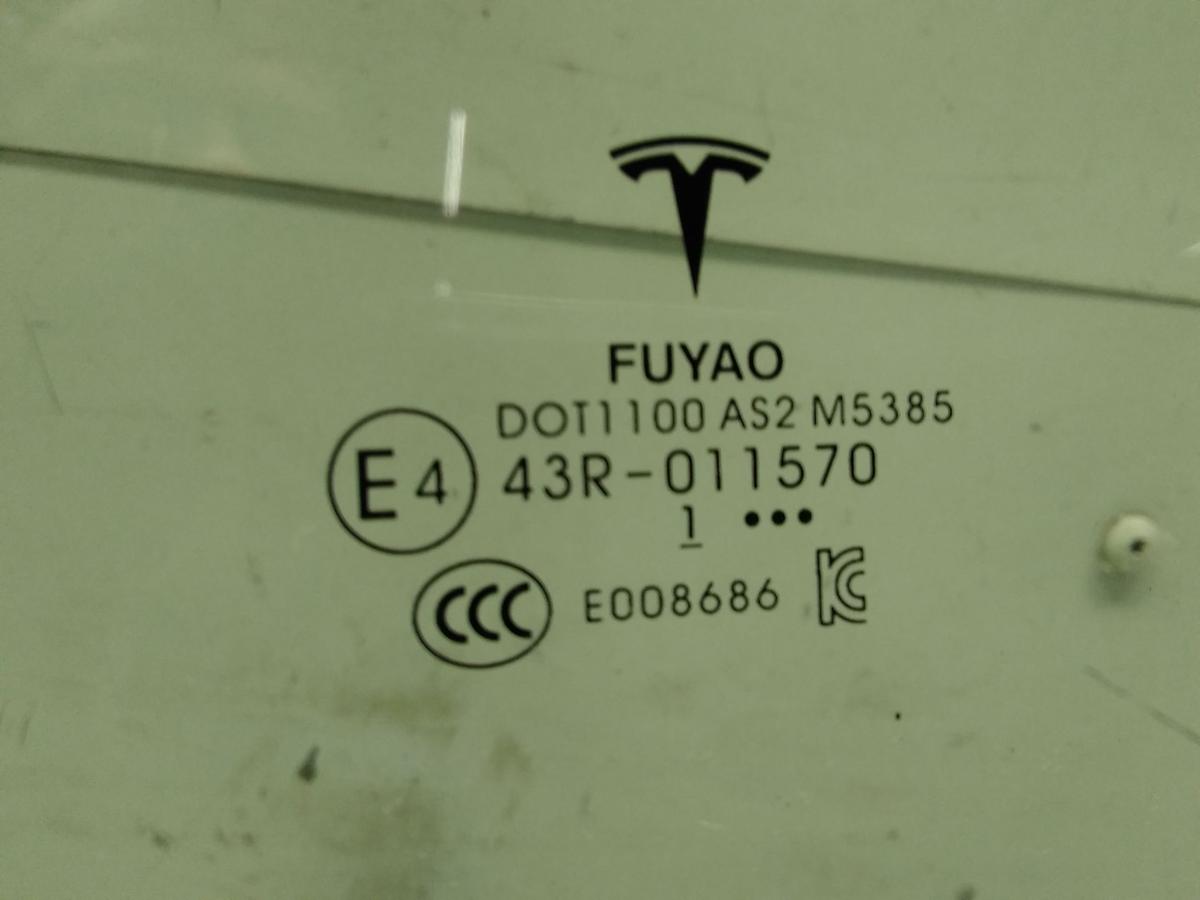 Tesla Model 3 original Türscheibe hinten rechts grüncolor BJ2019