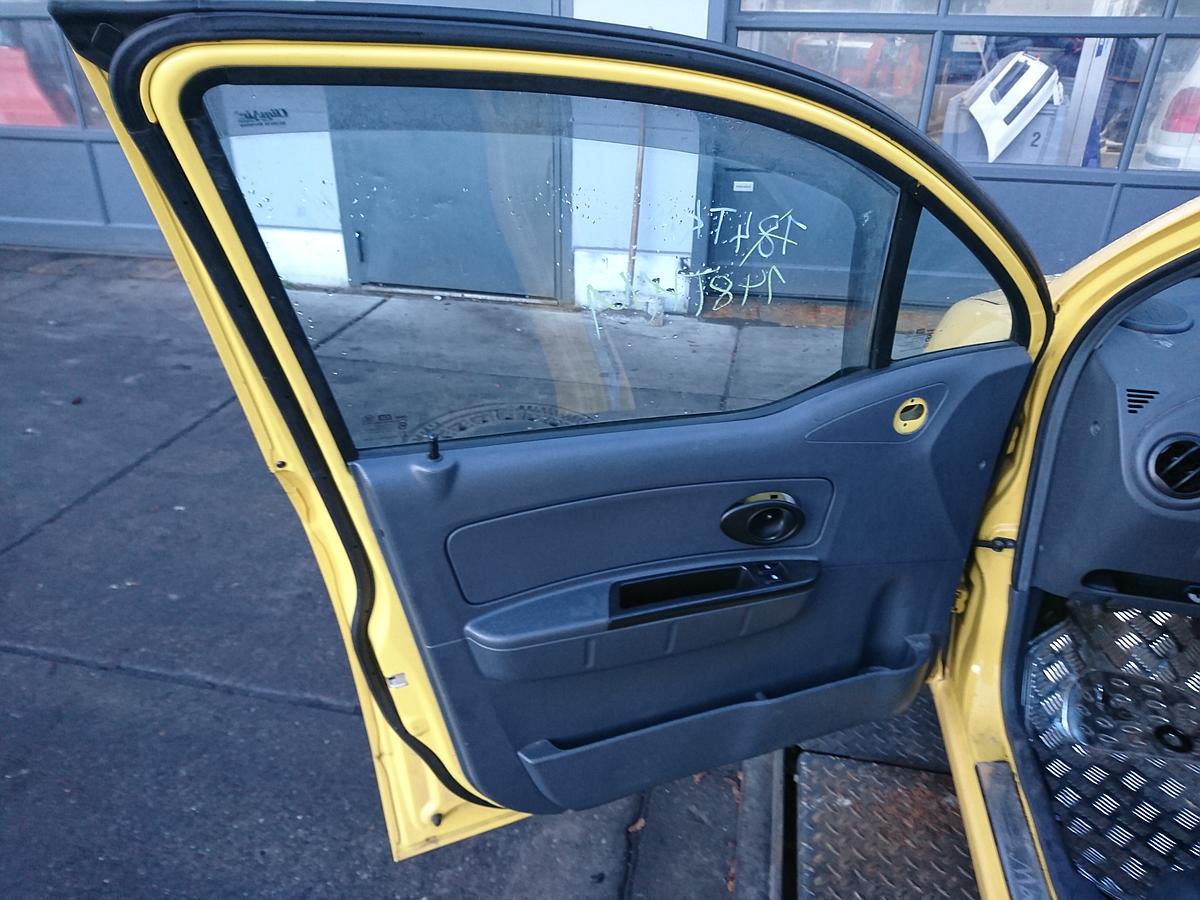 Chevrolet Matiz II 2 orig Tür VL Fahrertür electric yellow Bj 2008