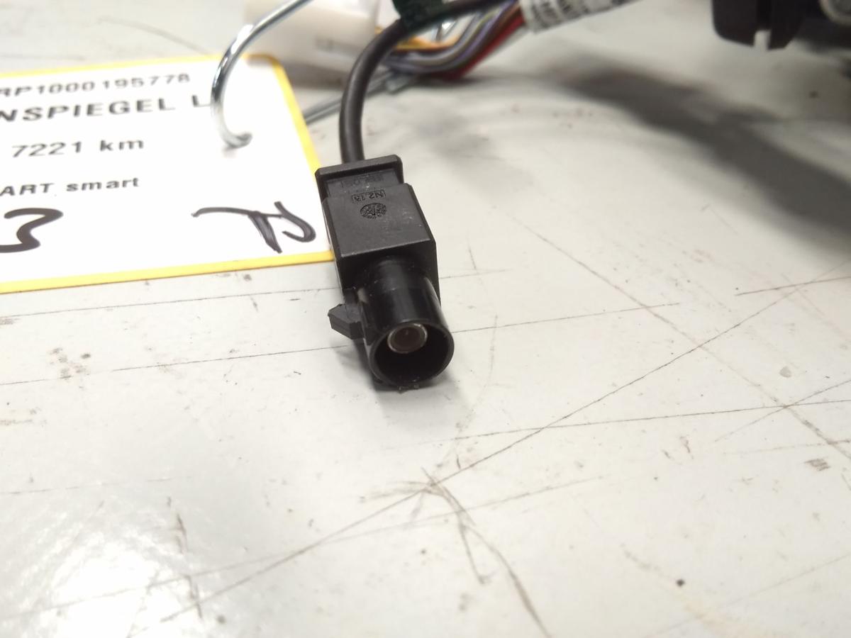 Smart #3 original Au&szlig;enspiegel links schwarz mit Kamera 13-polig Bj.2023