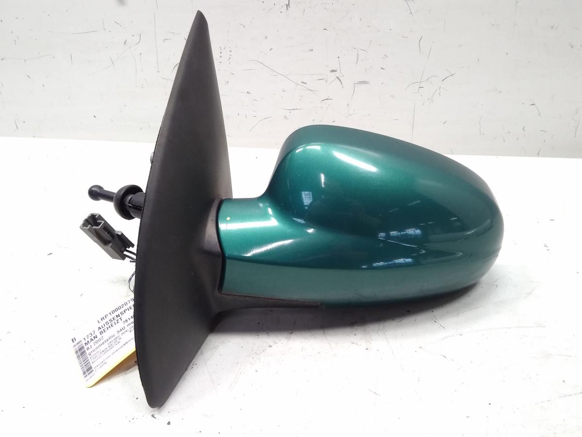 Daewoo Kalos orig Au&szlig;enspiegel links manuell beheizt 2polig BJ2002 34U gr&uuml;nmet.
