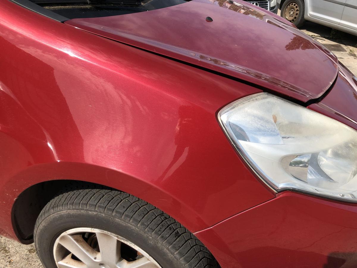 Renault Clio 3 III alle Modelle Kotfl&uuml;gel rechts Fahrer NNJ rot 15 Zoll 05-13