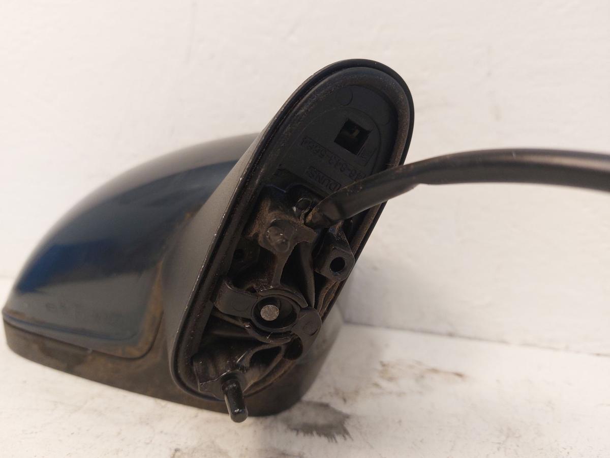 Opel Corsa D Aussenspiegel Spiegel Rückspiegel rechts elektr Z168 Metroblau Perl