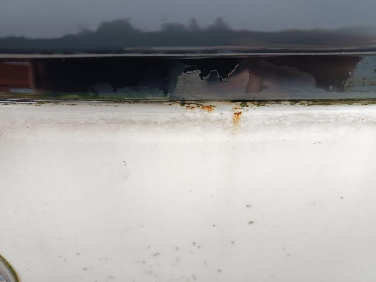 VW Touran 1T original Heckklappe mit Scheibe Rost LB9A Candywei&szlig; Bj 2004