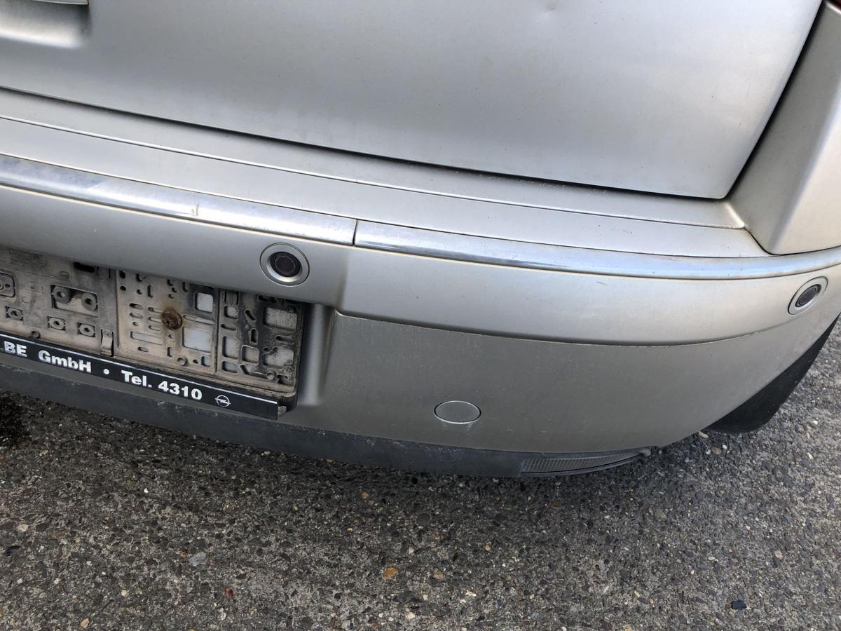 Citroen C4 Typ L Sto&szlig;f&auml;nger hinten Hecksch&uuml;rze 5 t&uuml;rig PDC EZR Aluminium Grau