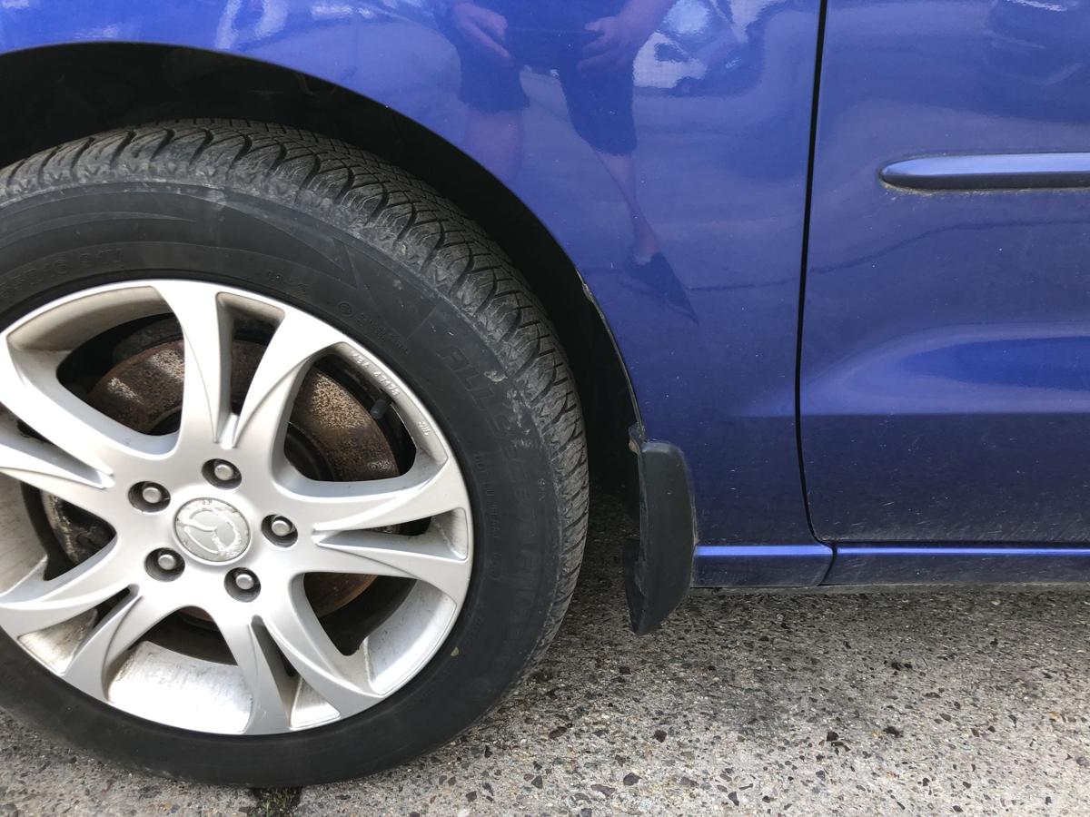 Mazda 5 CR ab 2008 Kotfl&uuml;gel vorn links Fahrerseite 34J Aurora Blue