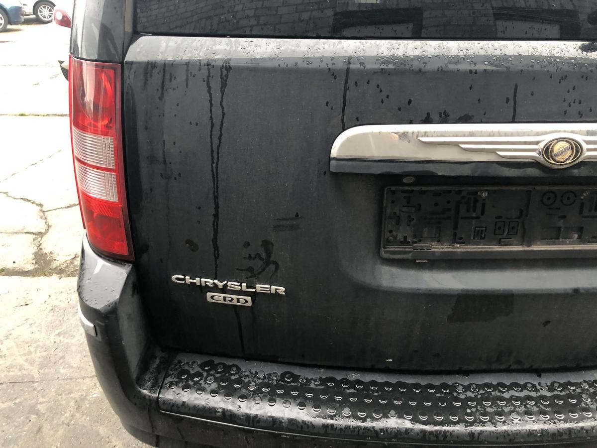 Chrysler Grand Voyager RT Heckklappe mit Heckscheibe im Rohbau QXR schwarz