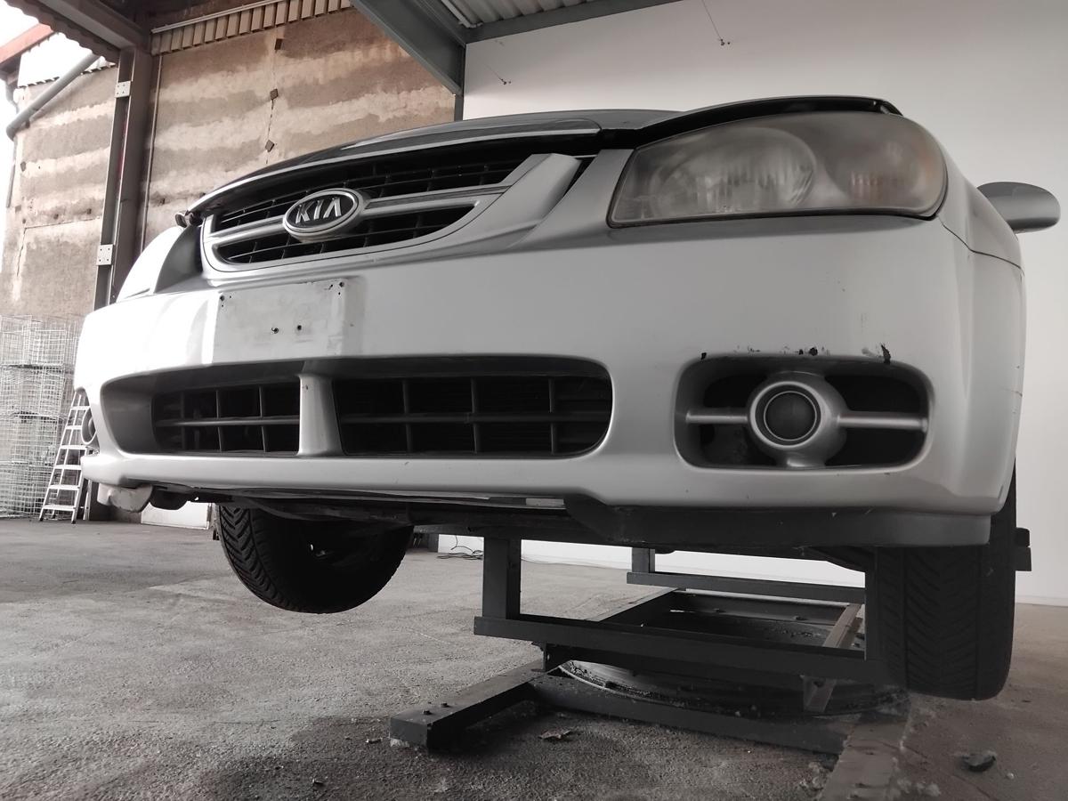 Kia Cerato FE original Sto&szlig;stange Stossf&auml;nger vorn 6C clear silver BJ2006