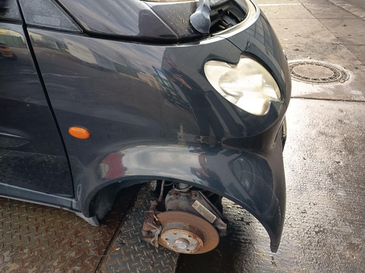 Smart Fortwo original Kotfl&uuml;gel vorne rechts EA4 Jack Black Facelift Bj 2006