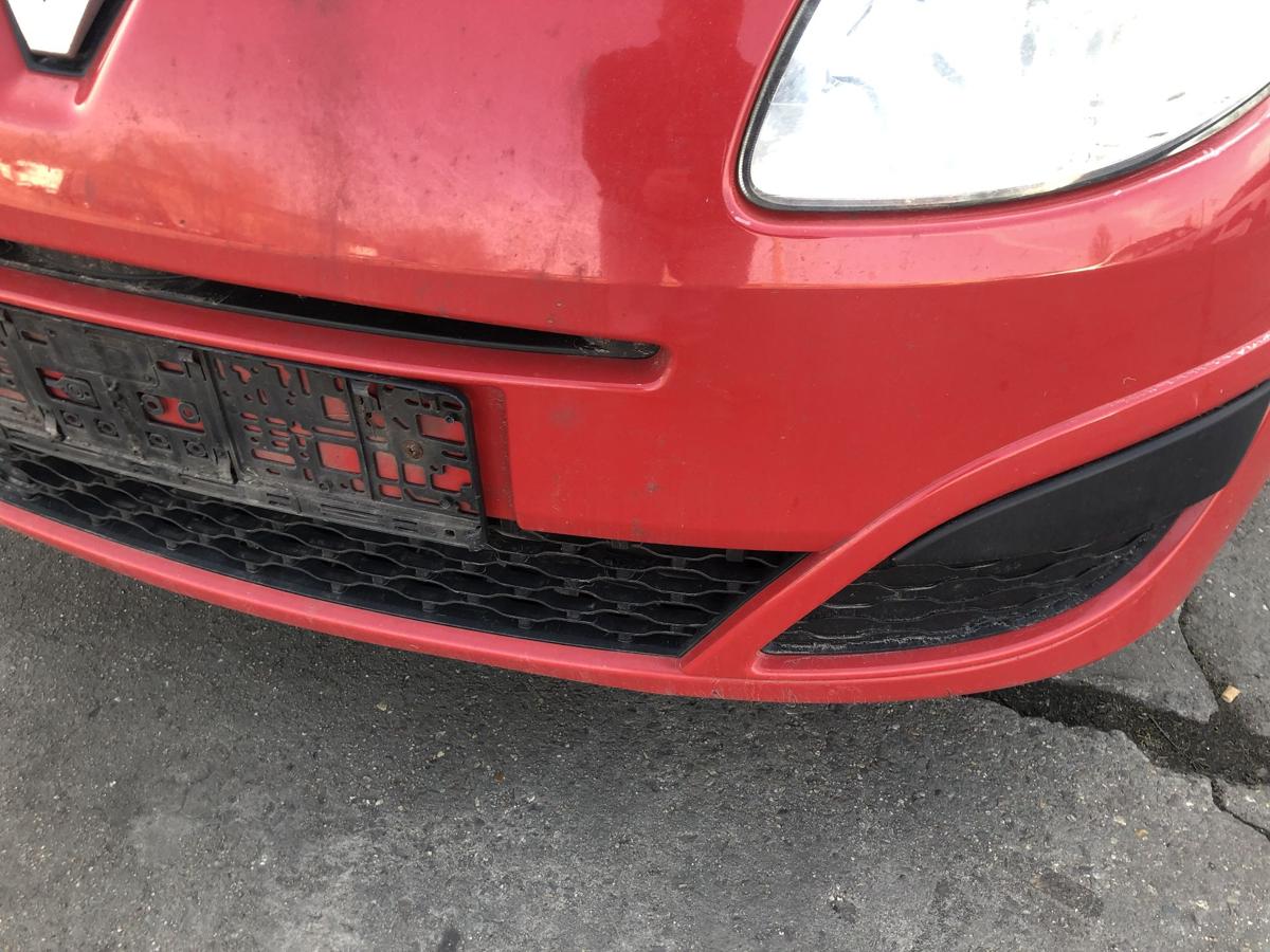 Renault Twingo 2 II Sto&szlig;f&auml;nger vorn Frontsch&uuml;rze Frontsto&szlig;stange OV727 rot