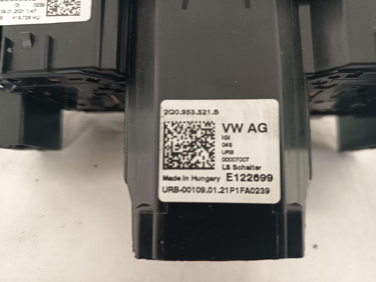 VW Polo VI AW original Kombischalter Lenkstockschalter mit Wickelfeder BJ 2021