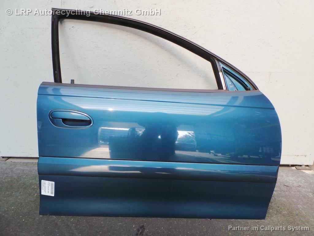 Opel Omega B Facelift BJ 2000 Tür vorn rechts Beifahrertür Blau