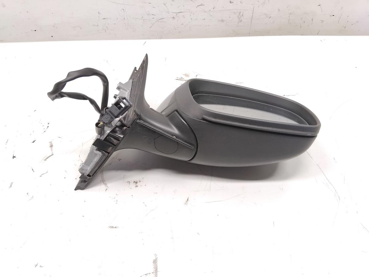 Skoda Fabia 2 5J original Au&szlig;enspiegel rechts schwarzmetallic 9910 Bj.2008