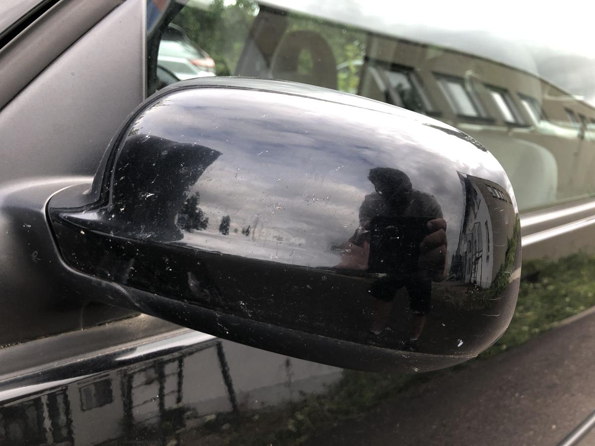 VW Lupo 6X Au&szlig;enspiegel links Seitenspiegel manuell L041 Brillantschwarz