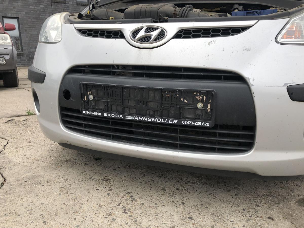 Hyundai i10 PA Stoßfänger vorn Frontschürze ohne Nebel HD Sleek Silver Metallic