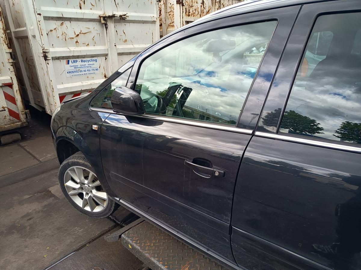 Opel Zafira B original T&uuml;r vorne links Z20R Saphirschwarz Bj 2011