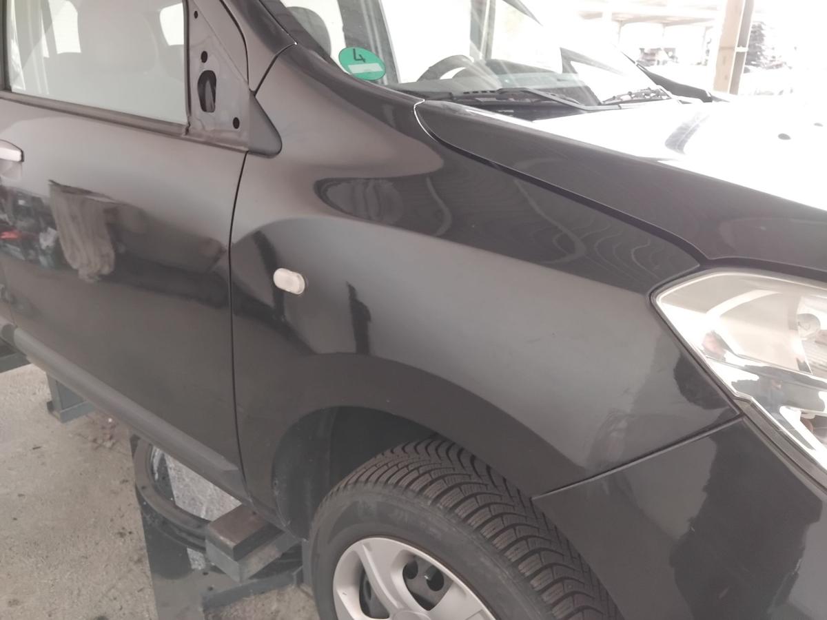 Dacia Lodgy original Kotfl&uuml;gel vorn rechts NV676 Perlmuttschwarz BJ2012
