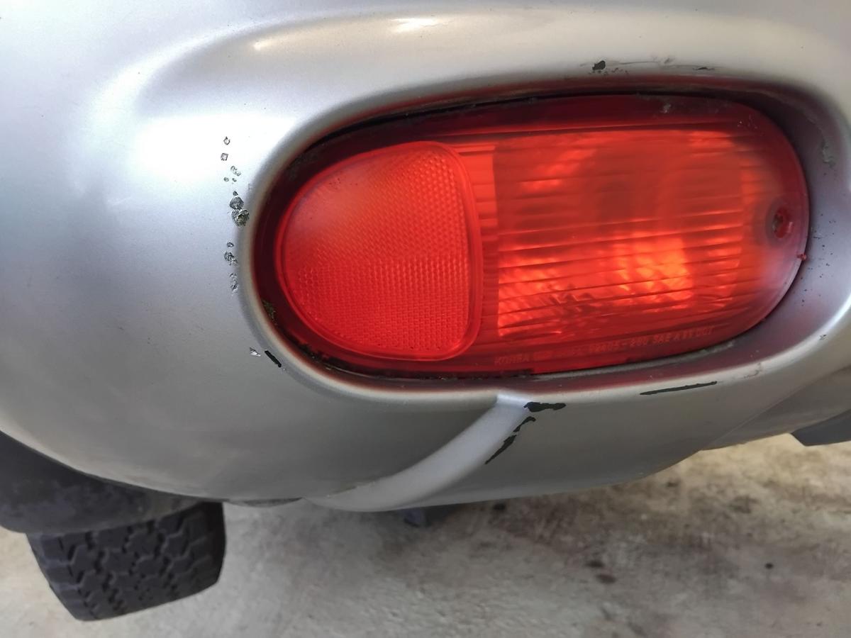 Hyundai Santa Fe SM original Stoßstange Stossfänger hinten BJ2003