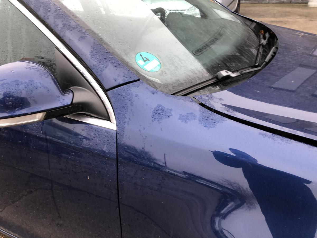 VW Golf 6 VI Variant Kotfl&uuml;gel rechts Radabdeckung Fender Seitenwand blau OE