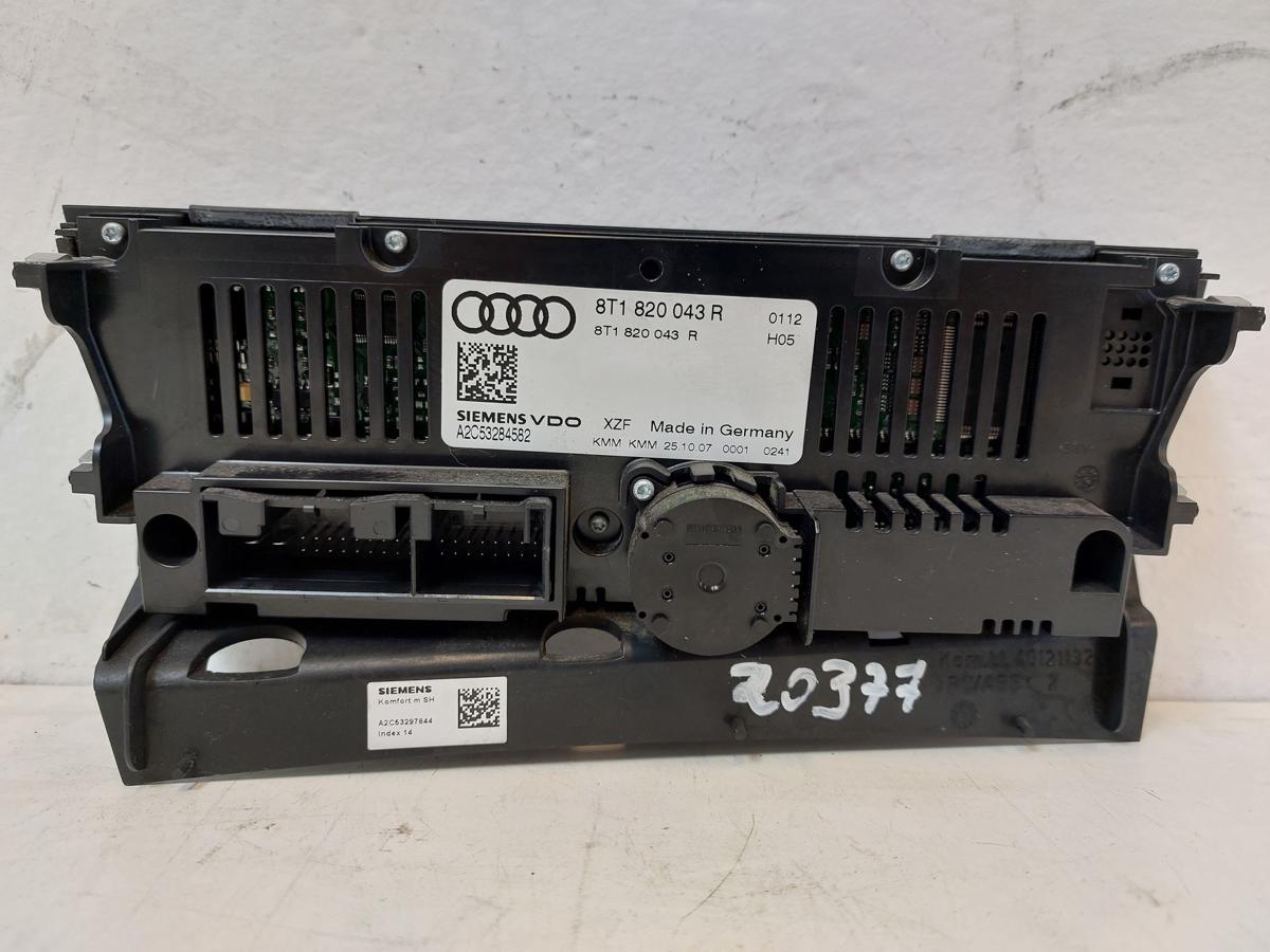Audi A5 8T Coupe Klimabedienteil Heizungsregulierung Klimaautomatik OEM