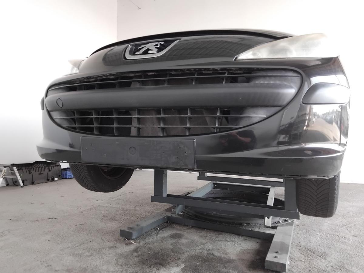 Peugeot 207 WA orig Sto&szlig;stange Stossf&auml;nger vorn schwarz EXL obsidien BJ2007