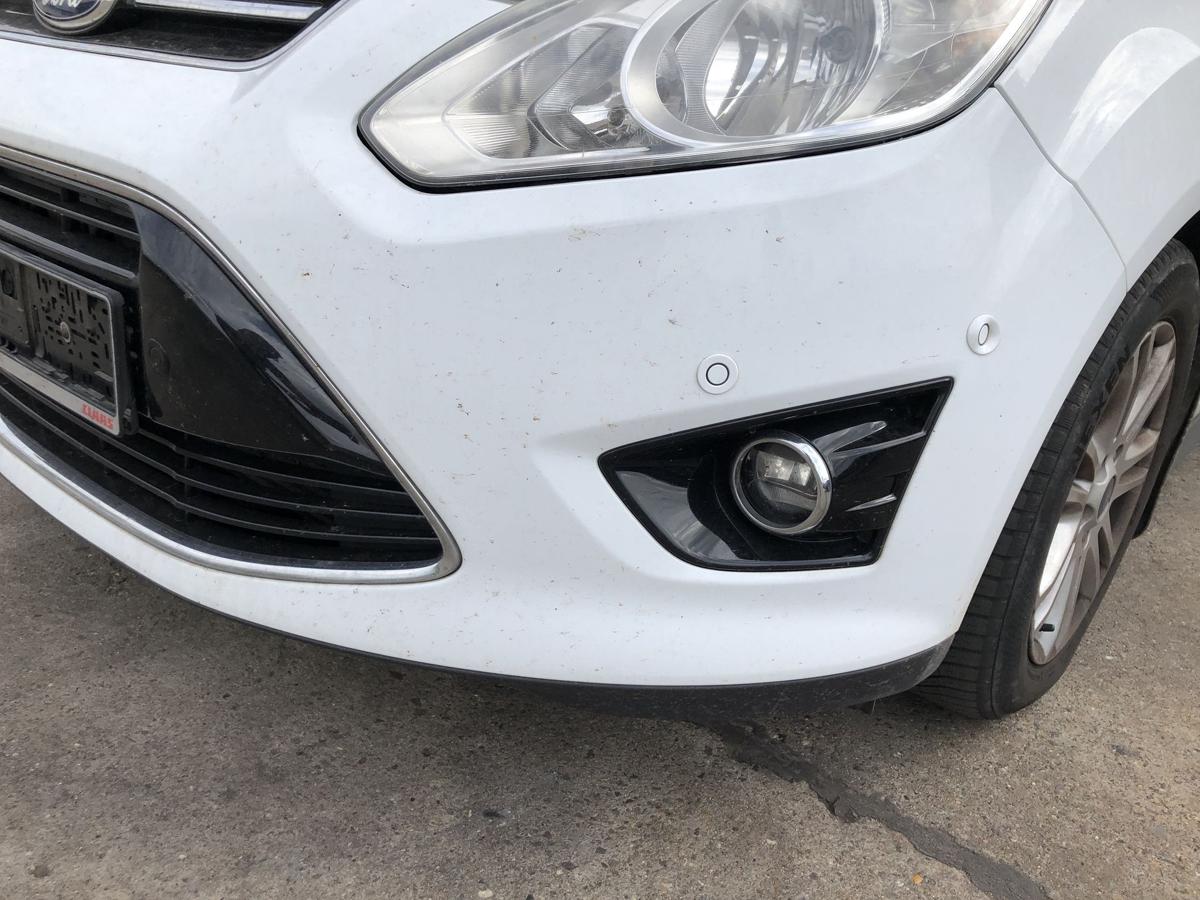 Ford C-Max CB7 Sto&szlig;f&auml;nger vorn Frontsch&uuml;rze mit Nebel PDC PLA Frost Wei&szlig;