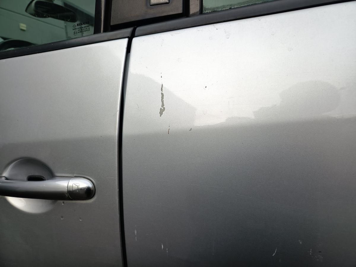 Renault Espace IV 4 orig Tür hinten links TED 69 Silber Bj 2010