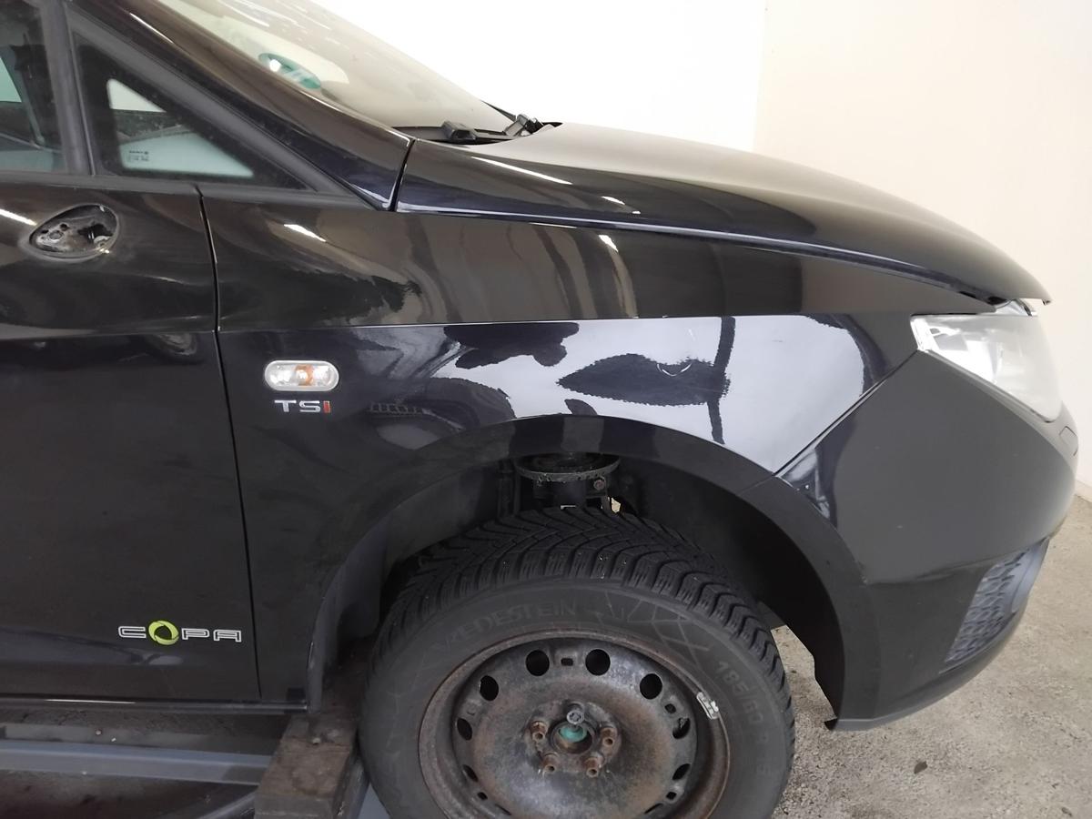 Seat Ibiza ST Kombi 6J original Kotfl&uuml;gel vorn rechts LZ9Y phantomschwarz BJ2012